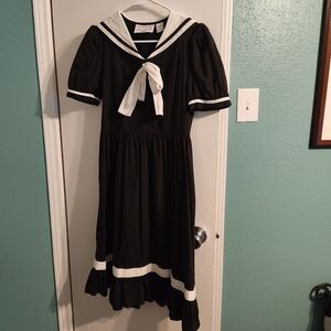 Historic Emporium Black And White Dress
